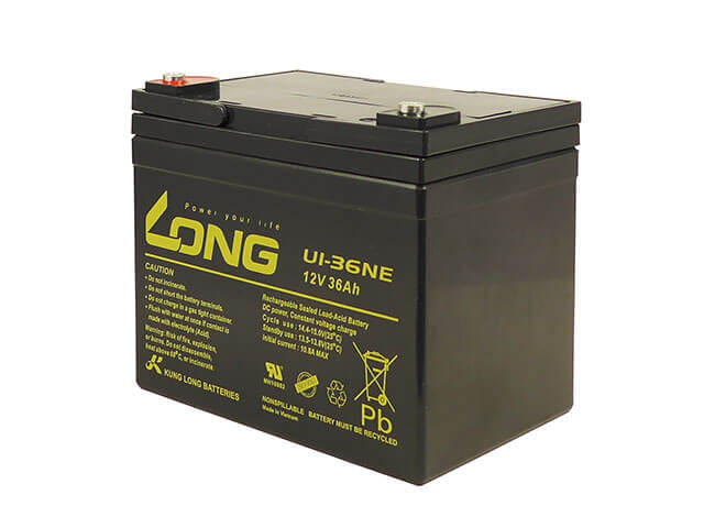 แบตเตอรี่แห้ง LONG U1-36NE (12V 36AH) สำหรับเครื่องสำรองไฟฟ้า UPS และ รถไฟฟ้า_2
