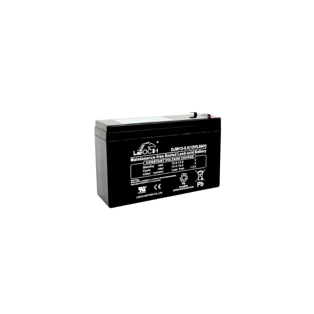 แบตเตอรี่แห้ง LEOCH DJW12-5.0 (12V 5.0AH) สำหรับเครื่องสำรองไฟฟ้า UPS_2