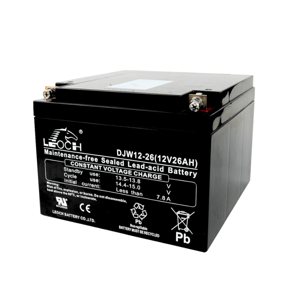 แบตเตอรี่แห้ง LEOCH DJW12-26 (12V 26AH) สำหรับเครื่องสำรองไฟฟ้า UPS_2