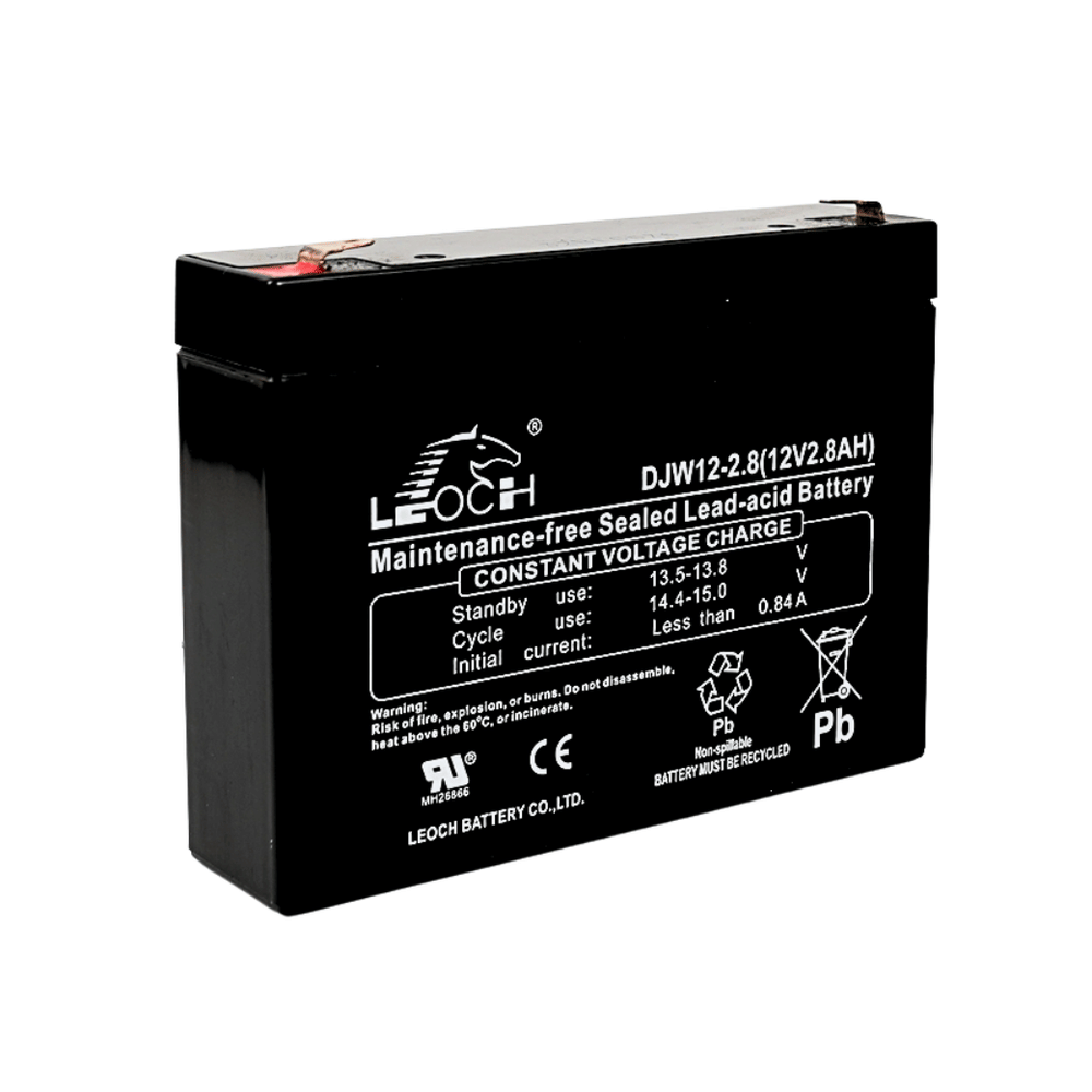 แบตเตอรี่แห้ง LEOCH DJW12-2.8 (12V2.8AH) สำหรับไฟฉุกเฉิน