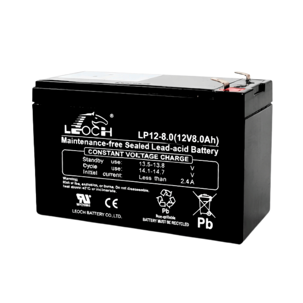 แบตเตอรี่แห้ง LEOCH LP12-8.0 (12V 8.0AH) เครื่องสำรองไฟฟ้า UPS