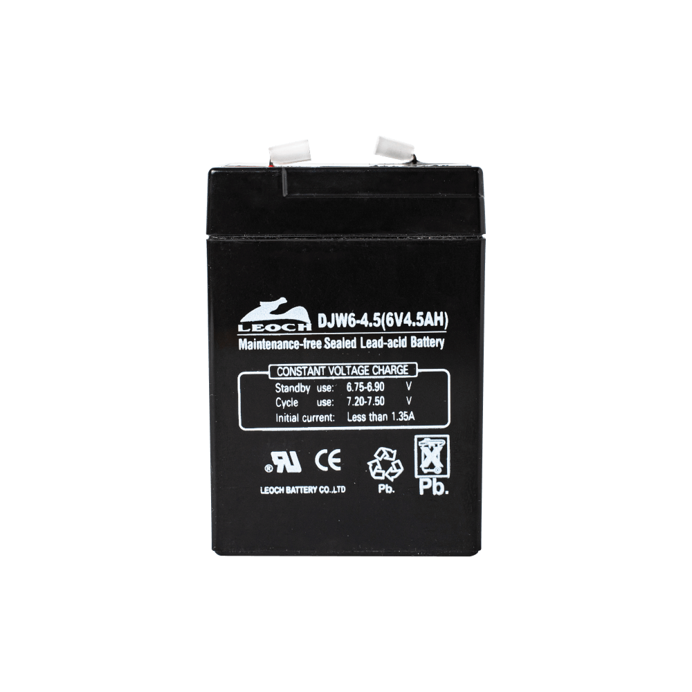 แบตเตอรี่แห้ง  LEOCH DJW6-4.5 (6V4.5AH) สำหรับไฟฉุกเฉิน_3