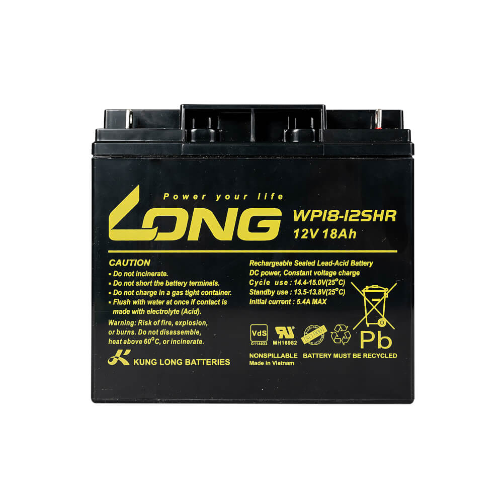 แบตเตอรี่แห้ง LONG WP18-12SHR (12V 18AH) สำหรับเครื่องสำรองไฟฟ้า UPS_3