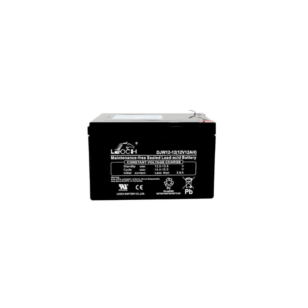แบตเตอรี่แห้ง LEOCH DJW12-12 (12V 12AH) สำหรับเครื่องสำรองไฟฟ้า UPS_3