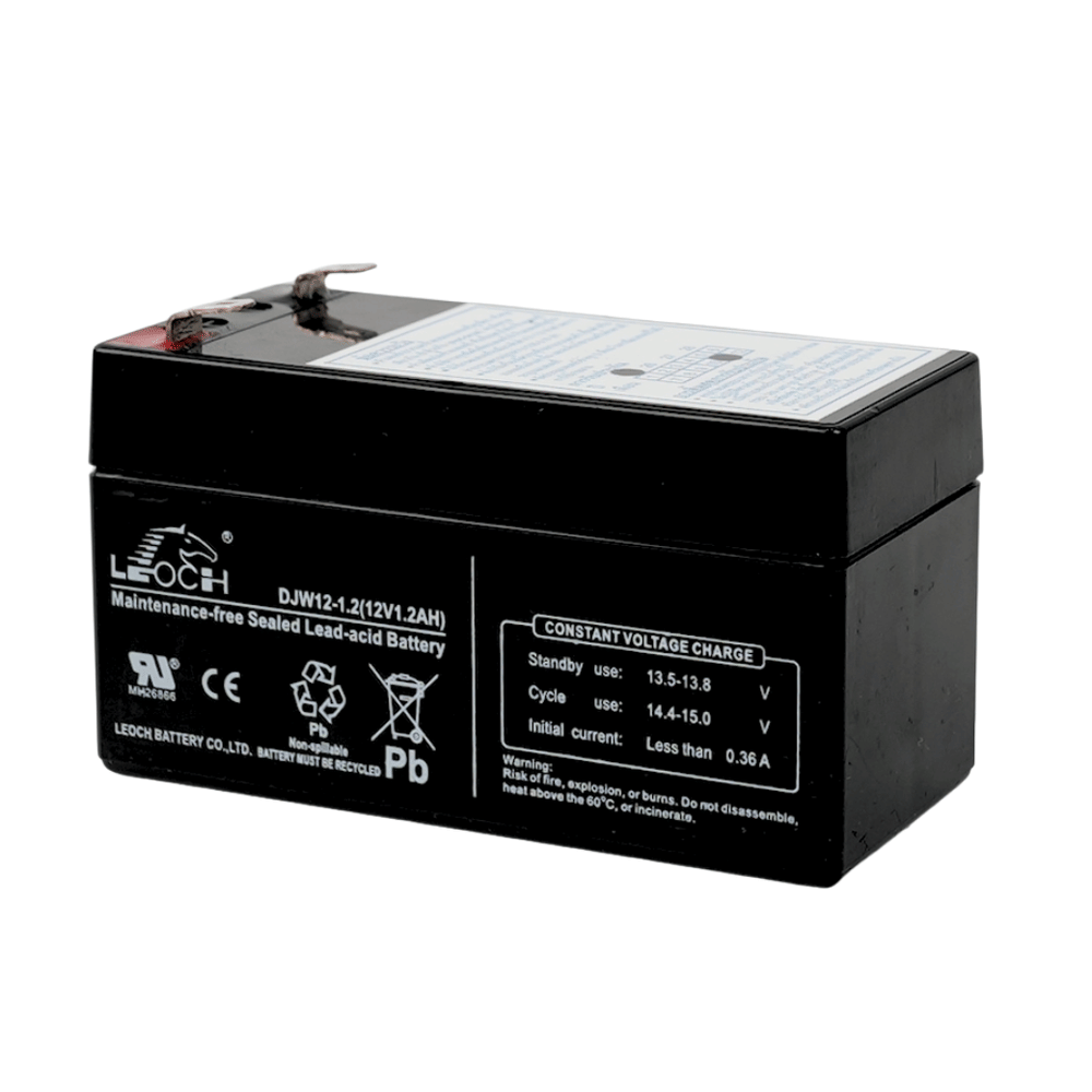 แบตเตอรี่แห้ง LEOCH DJW12-1.2 (12V1.2AH) สำหรับไฟฉุกเฉิน