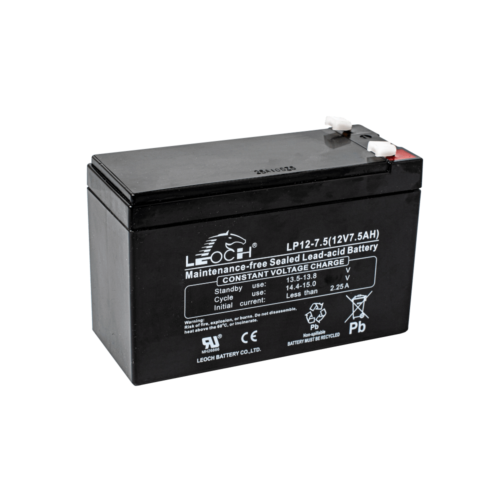 แบตเตอรี่แห้ง LEOCH LP12-7.5 (12V 7.5AH) สำหรับเครื่องสำรองไฟฟ้า UPS_4