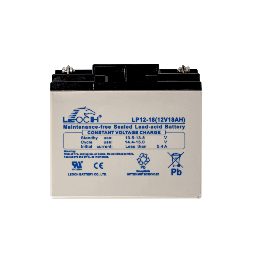 แบตเตอรี่แห้ง LEOCH LP12-18 (12V 18AH) สำหรับเครื่องสำรองไฟฟ้า UPS