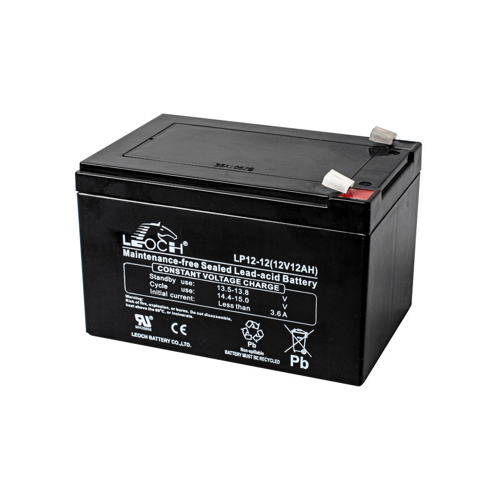 แบตเตอรี่แห้ง LEOCH LP12-12 (12V 12AH) สำหรับเครื่องสำรองไฟฟ้า UPS