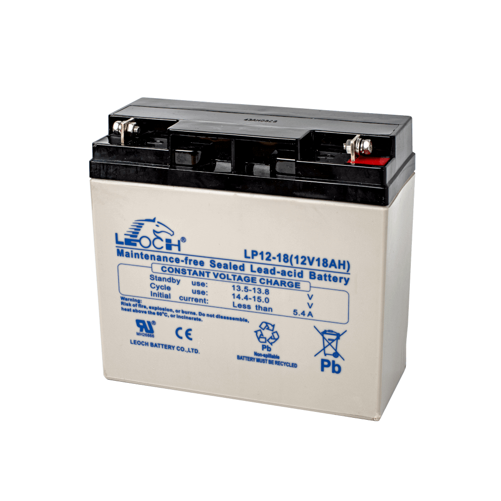 แบตเตอรี่แห้ง LEOCH LP12-18 (12V 18AH) สำหรับเครื่องสำรองไฟฟ้า UPS