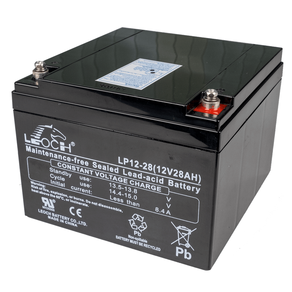 แบตเตอรี่แห้ง LEOCH LP12-28 (12V 28AH) สำหรับเครื่องสำรองไฟฟ้า UPS