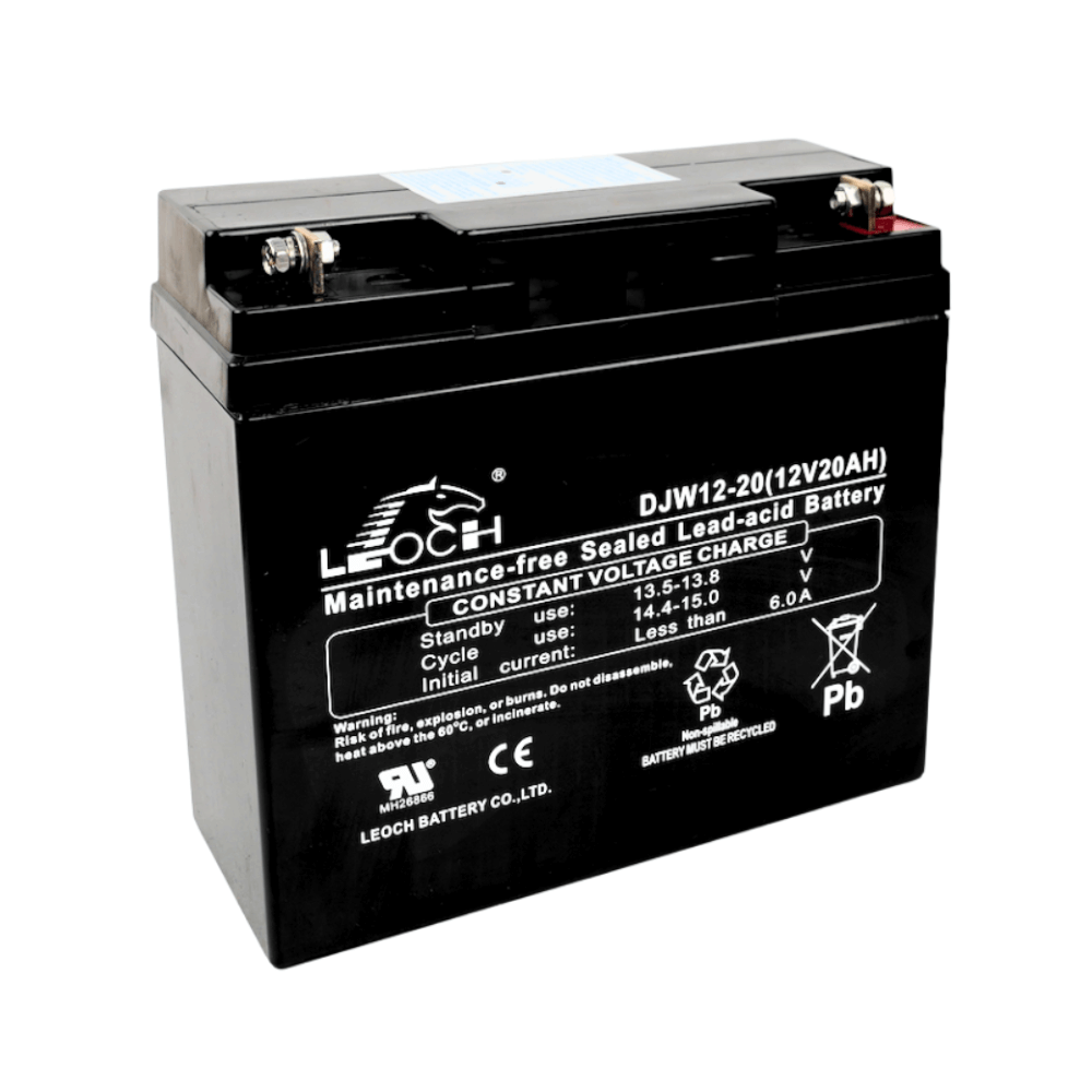 แบตเตอรี่แห้ง LEOCH DJW12-20 (12V 20AH) สำหรับเครื่องสำรองไฟฟ้า UPS_5
