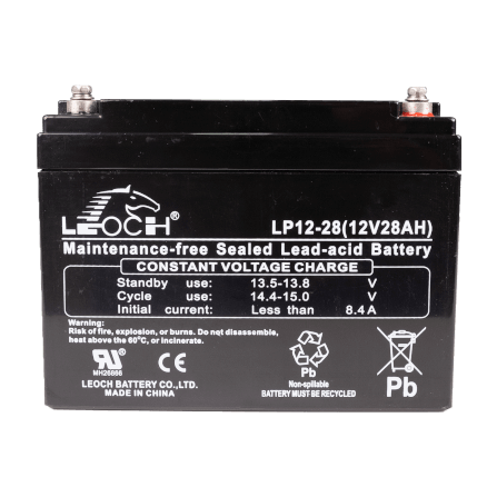 แบตเตอรี่แห้ง LEOCH LP12-28 (12V 28AH) สำหรับเครื่องสำรองไฟฟ้า UPS_0