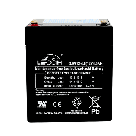 แบตเตอรี่แห้ง LEOCH DJW12-4.5 (12V 4.5AH) สำหรับเครื่องสำรองไฟฟ้า UPS_0