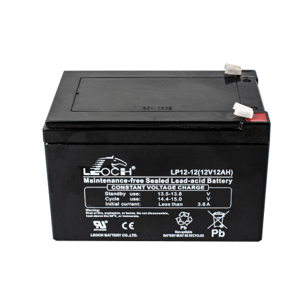 แบตเตอรี่แห้ง LEOCH LP12-12 (12V 12AH) สำหรับเครื่องสำรองไฟฟ้า UPS_1