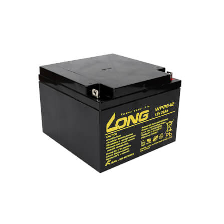 แบตเตอรี่แห้ง LONG WP26-12 (12V 26AH) สำหรับเครื่องสำรองไฟฟ้า UPS และ รถไฟฟ้า_1