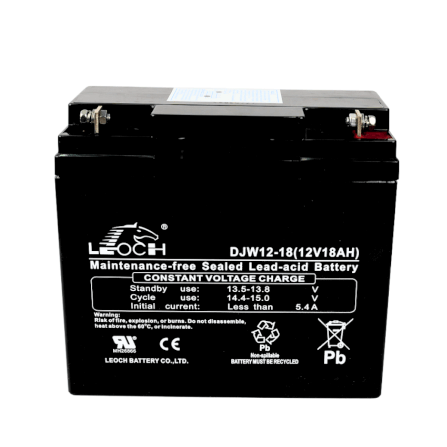 แบตเตอรี่แห้ง LEOCH DJW12-18 (12V 18AH) สำหรับเครื่องสำรองไฟฟ้า UPS_1
