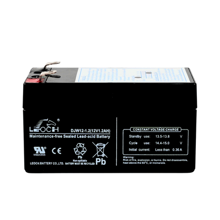 แบตเตอรี่แห้ง LEOCH DJW12-1.2 (12V1.2AH) สำหรับไฟฉุกเฉิน_1