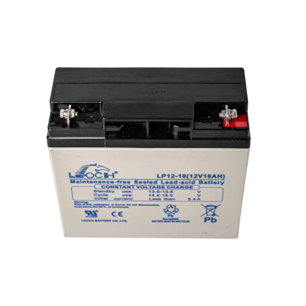 แบตเตอรี่แห้ง LEOCH LP12-18 (12V 18AH) สำหรับเครื่องสำรองไฟฟ้า UPS_2