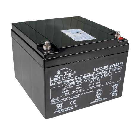 แบตเตอรี่แห้ง LEOCH LP12-28 (12V 28AH) สำหรับเครื่องสำรองไฟฟ้า UPS_2