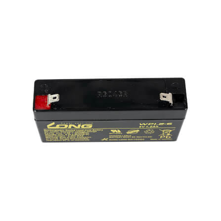 แบตเตอรี่แห้ง  LONG WP1.2-6 (6V1.2AH) สำหรับไฟฉุกเฉิน_2