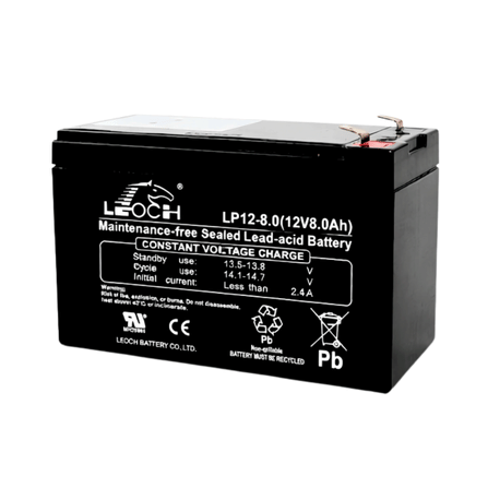 แบตเตอรี่แห้ง LEOCH LP12-8.0 (12V 8.0AH) เครื่องสำรองไฟฟ้า UPS_2