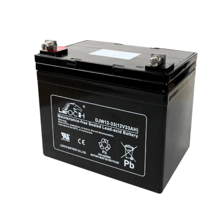 แบตเตอรี่แห้ง LEOCH DJW12-33 (12V 33AH) สำหรับเครื่องสำรองไฟฟ้า UPS_3