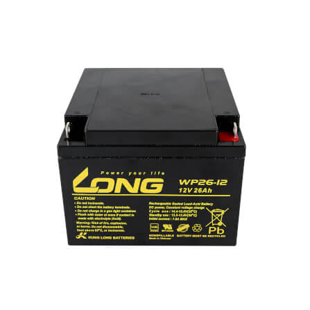แบตเตอรี่แห้ง LONG WP26-12 (12V 26AH) สำหรับเครื่องสำรองไฟฟ้า UPS และ รถไฟฟ้า_5