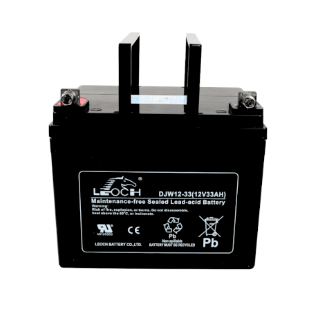 แบตเตอรี่แห้ง LEOCH DJW12-33 (12V 33AH) สำหรับเครื่องสำรองไฟฟ้า UPS_5