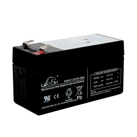 แบตเตอรี่แห้ง LEOCH DJW12-1.2 (12V1.2AH) สำหรับไฟฉุกเฉิน_5