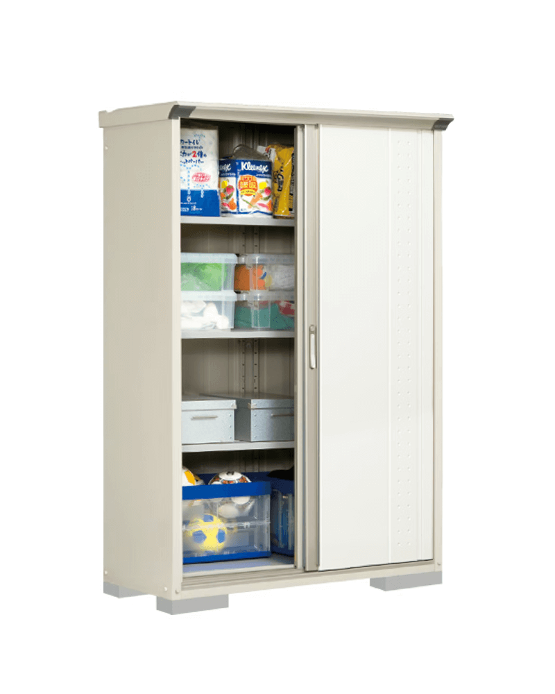ตู้เก็บของกลางแจ้ง TAKUBO GP135A TALL SPACE สี SILK WHITE_1
