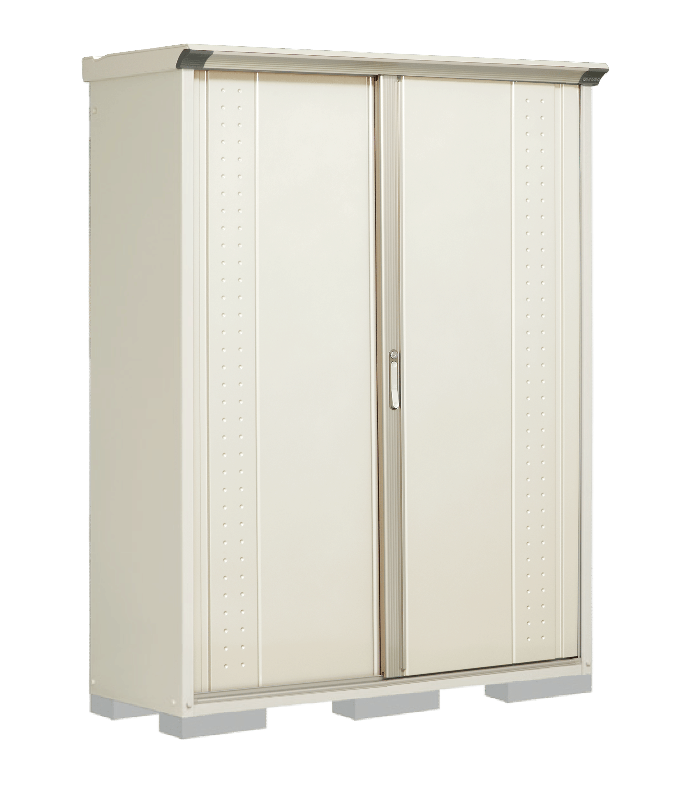 ตู้เก็บของกลางแจ้ง TAKUBO GP155A TALL SPACE สี MOON WHITE