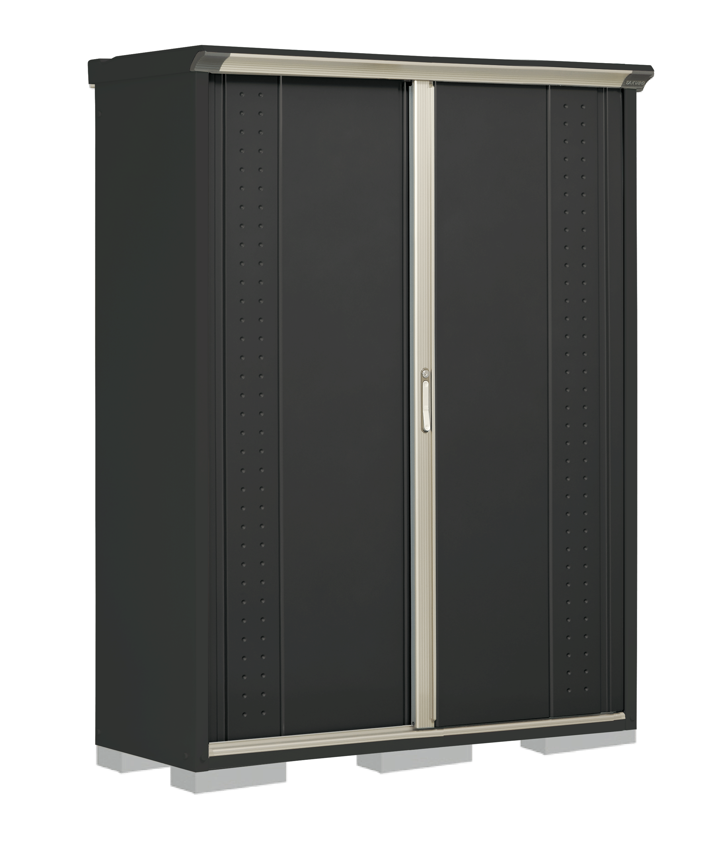 ตู้เก็บของกลางแจ้ง TAKUBO GPY155A TALL SPACE สี IVORY BLACK_1