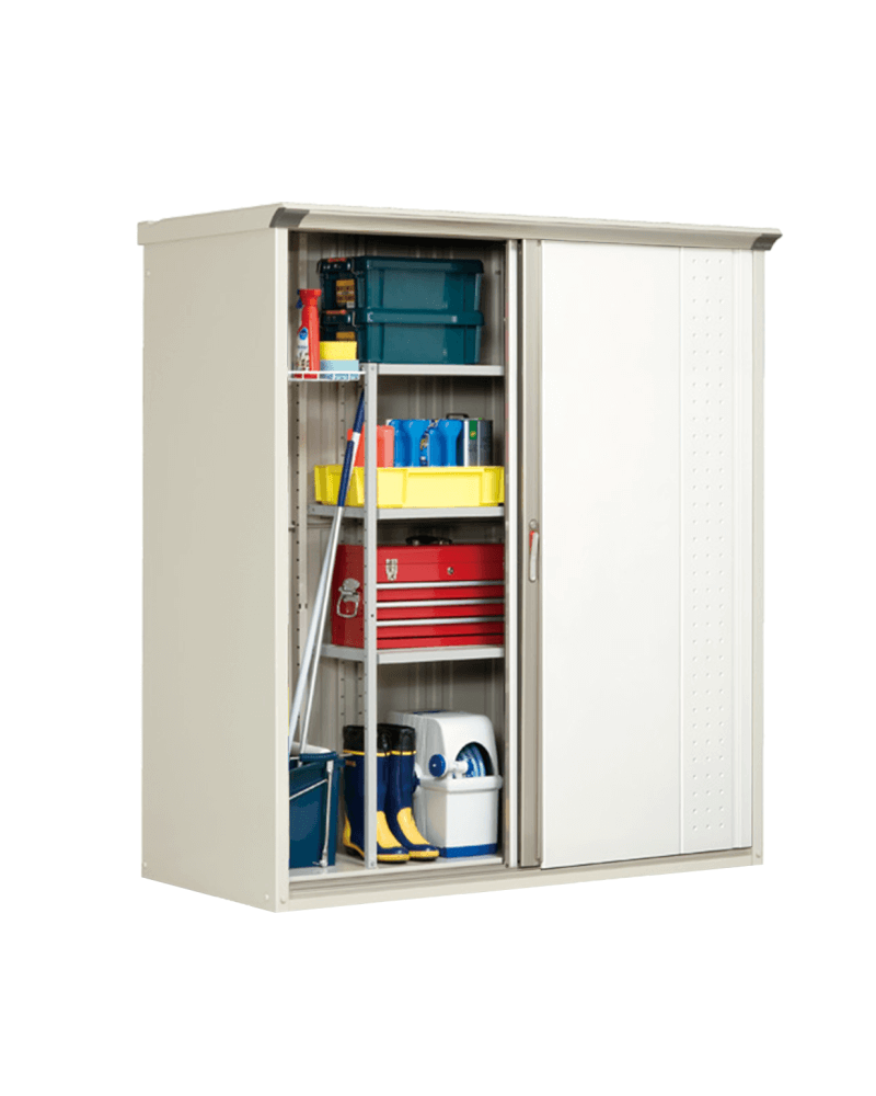 ตู้เก็บของกลางแจ้ง TAKUBO GP177A TALL SPACE สี SILK WHITE_0
