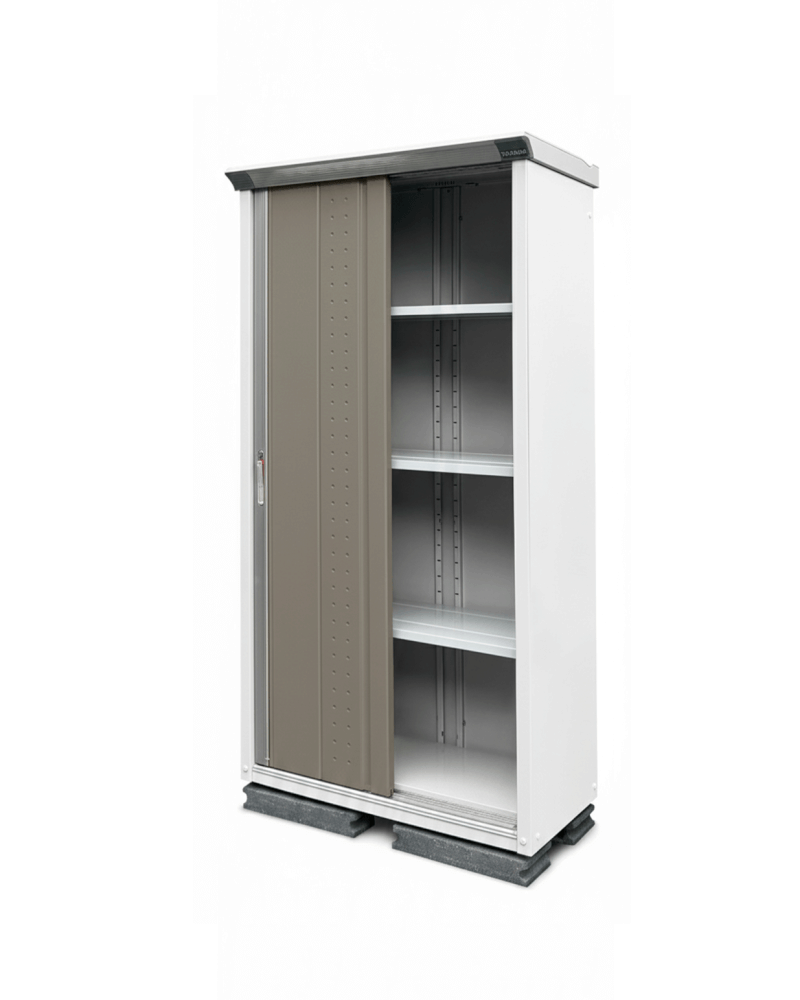 ตู้เก็บของกลางแจ้ง TAKUBO GP95A FULL SHELF สี CARBON BROWN_2