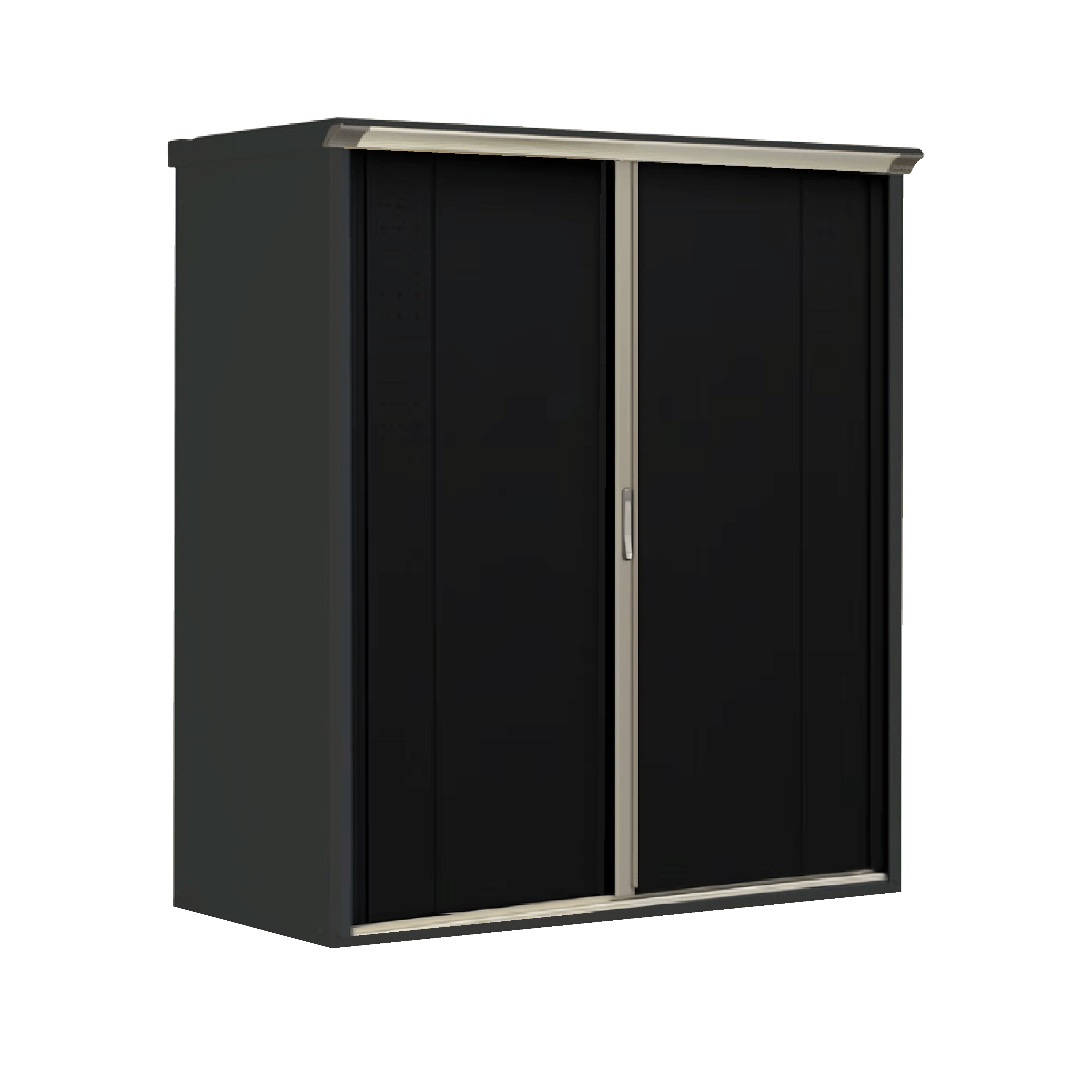 ตู้เก็บของกลางแจ้ง TAKUBO GPY177A TALL SPACE สี IVORY BLACK