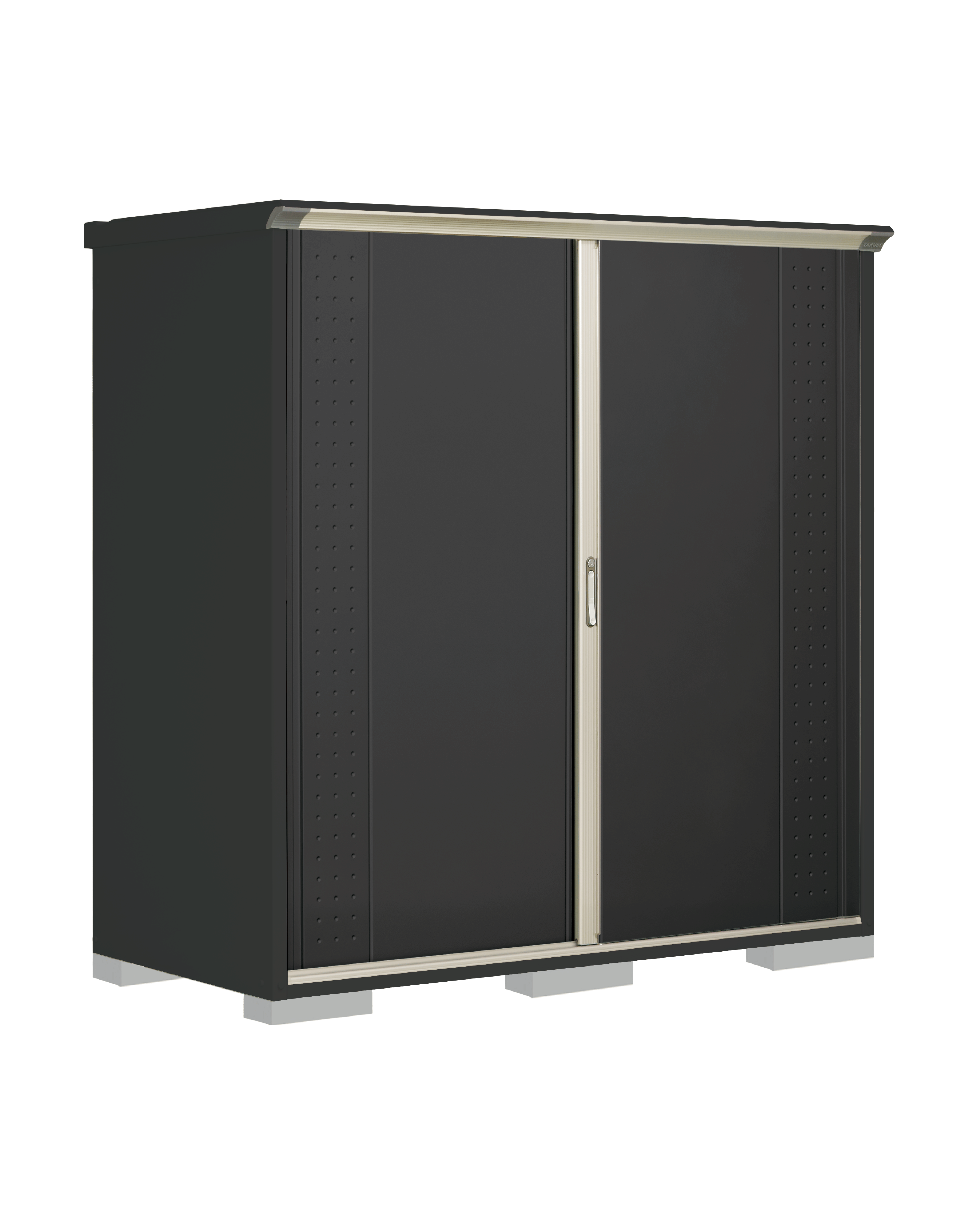 ตู้เก็บของกลางแจ้ง TAKUBO GPY199A FULL SHELF สี IVORY BLACK_1