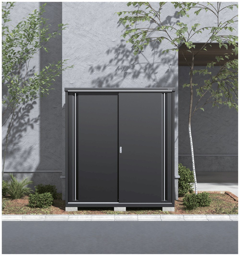ตู้เก็บของกลางแจ้ง INABA MJX219EF สี FLANNEL GRAY