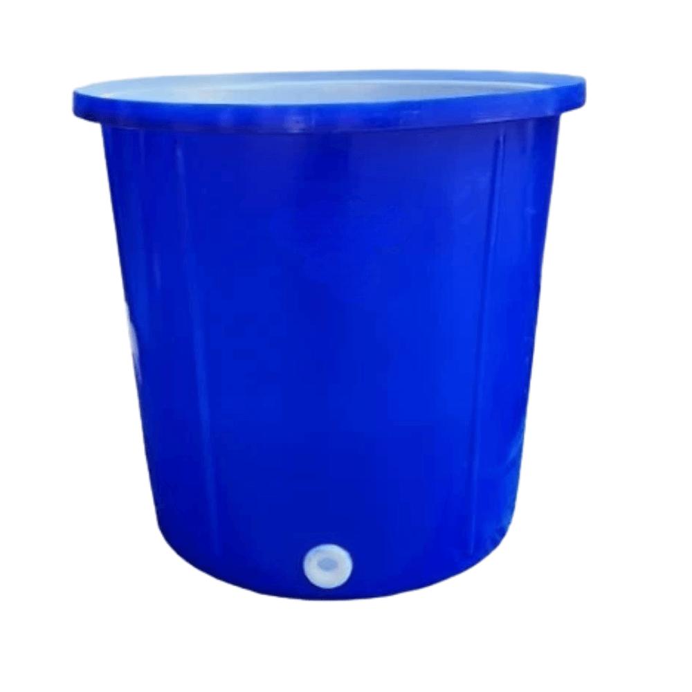 อ่างกลม RTO-250 ลิตร COSMO สีนํ้าเงิน (สูง)_0