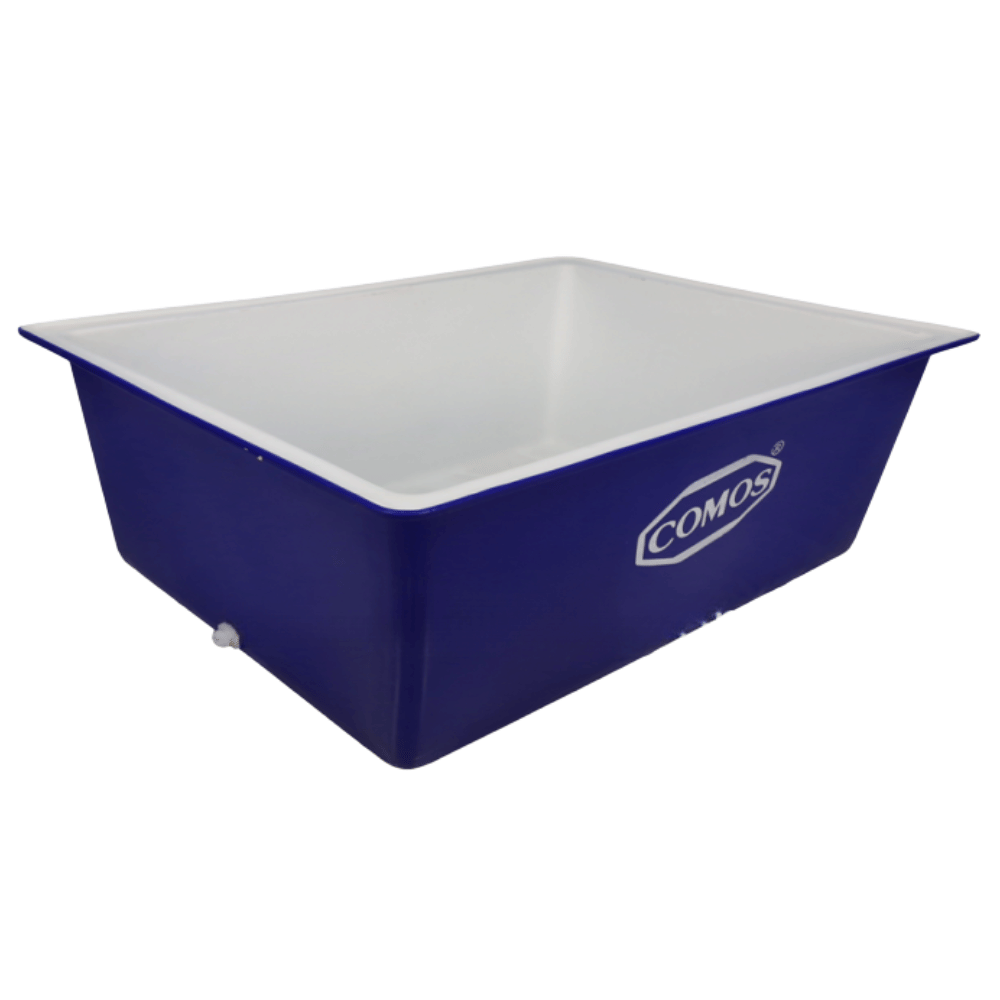 อ่างทรงเหลี่ยม TRAY-200 ลิตร COMOS สีน้ำเงิน