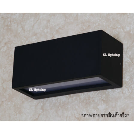 ไฟผนังภายนอก SL LIGHTING 2368 E27 สีดำ_2