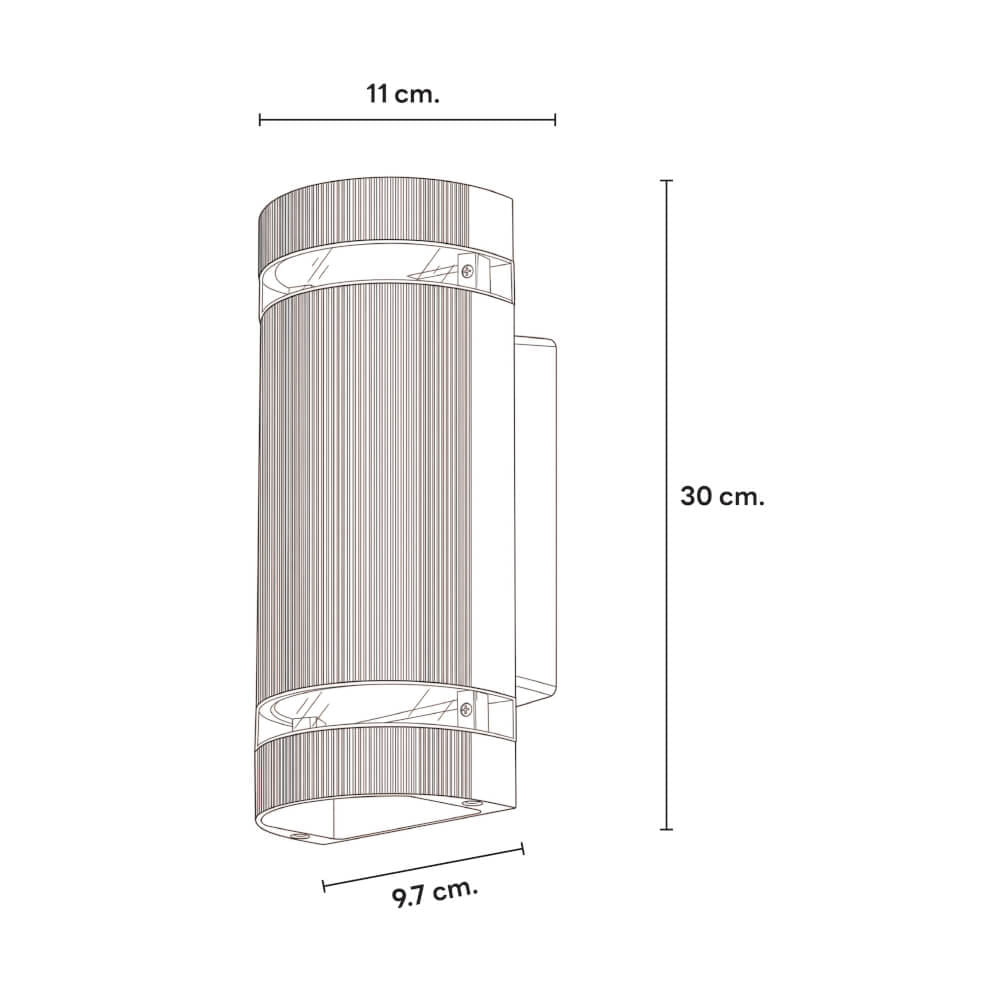 ไฟผนังภายนอก SL LIGHTING 3202 E27 สีดำ