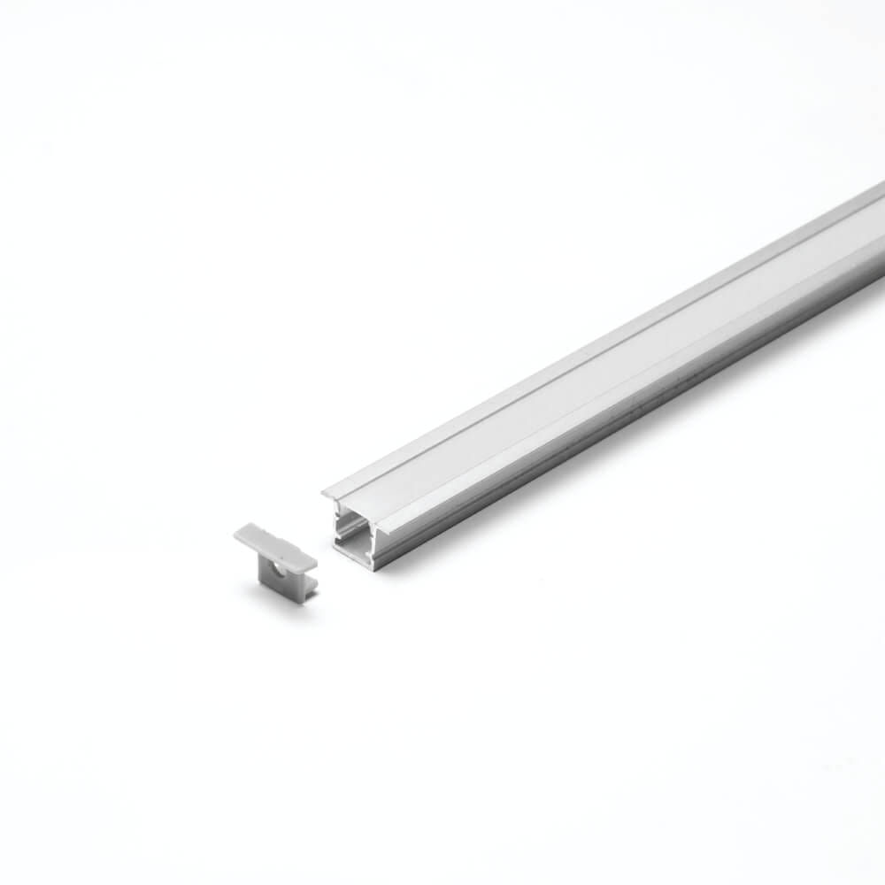 รางไฟเส้นอะลูมิเนียม SL LIGHTING 1010F 2 เมตร สีเทา (แบบฝัง)_0