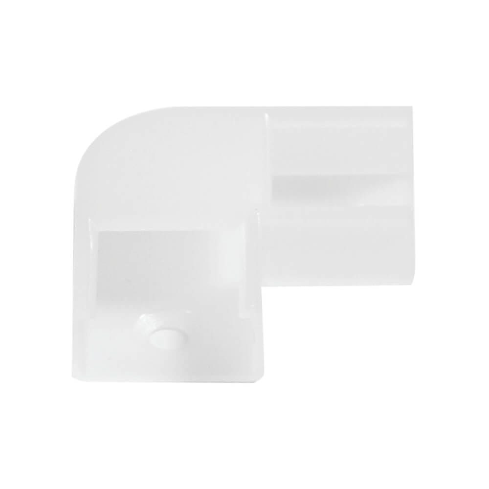 ข้อต่อรางไฟเส้นอะลูมิเนียม SL LIGHTING 1201-L สีขาว (แบบติดลอยบาง)