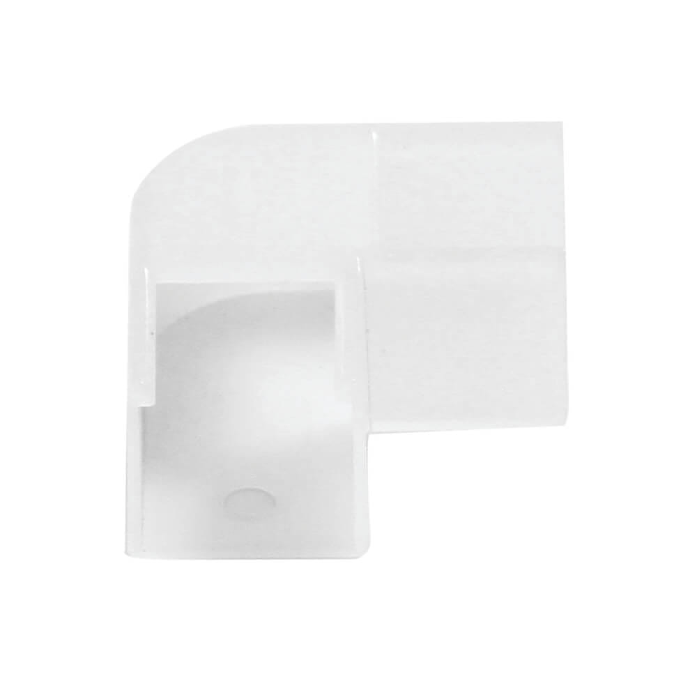 ข้อต่อรางไฟเส้นอะลูมิเนียม SL LIGHTING 1204-L สีขาว (แบบติดลอยหนา)