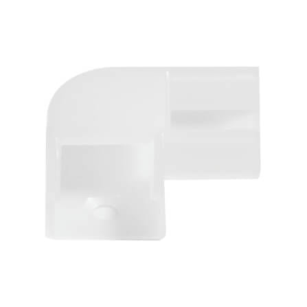 ข้อต่อรางไฟเส้นอะลูมิเนียม SL LIGHTING 1201-L สีขาว (แบบติดลอยบาง)_0