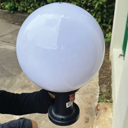ไฟหัวเสา SL LIGHTING 1801S 10 นิ้ว E27 สีดำ_2