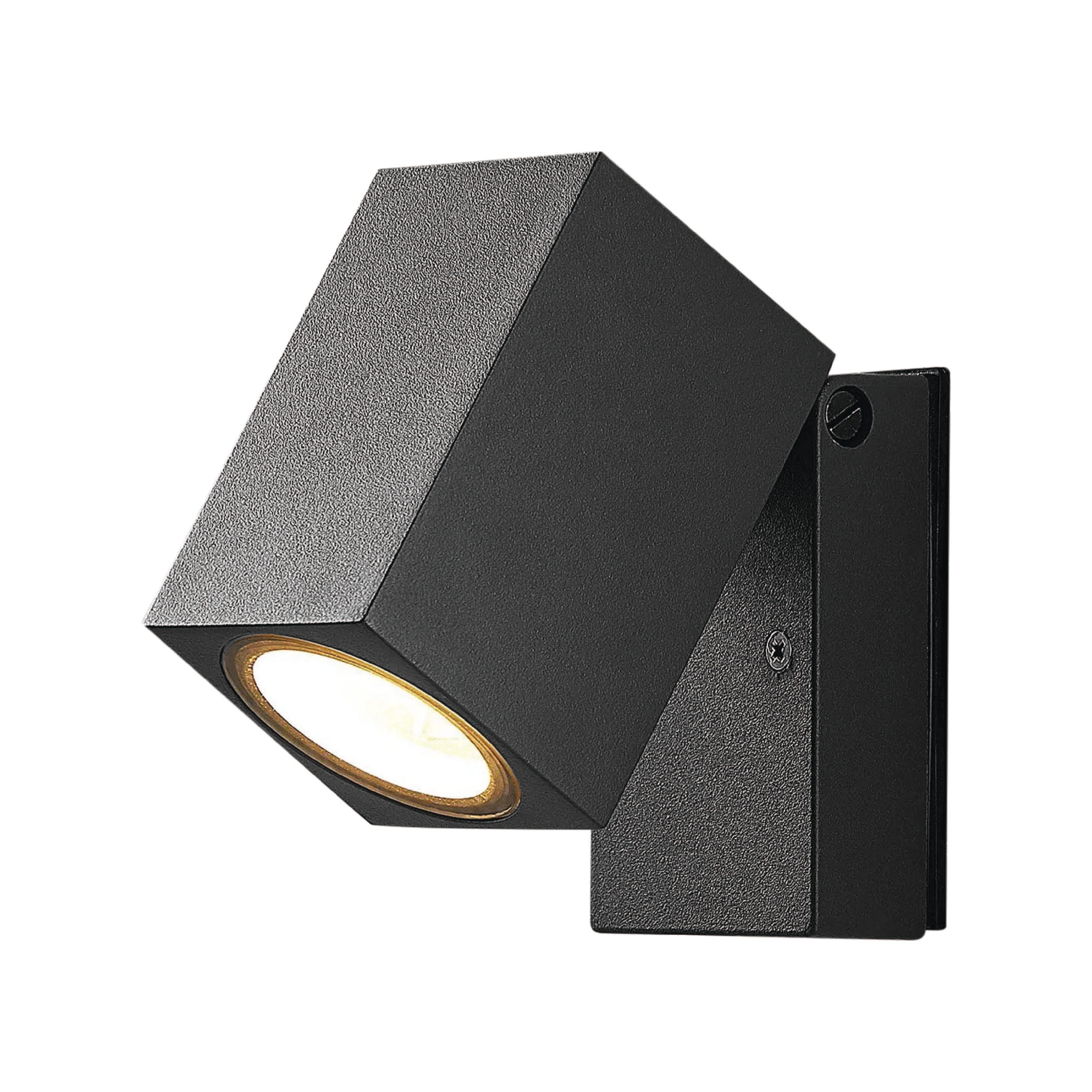 ไฟผนังภายนอก SL LIGHTING 2328 GU10 สี่เหลี่ยม สีดำ