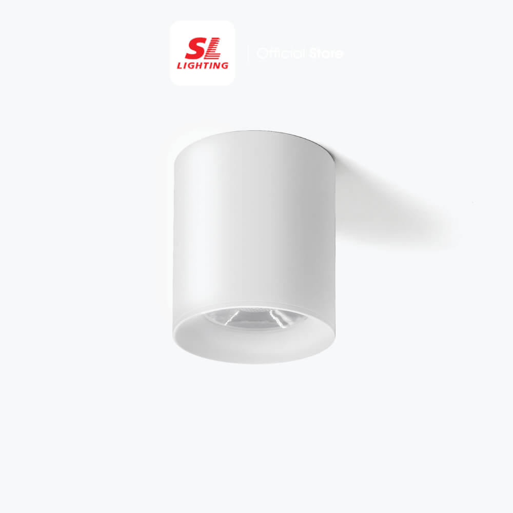 ดาวน์ไลท์ LED SL LIGHTING CYLIN กลม 3 วัตต์ WARM WHITE สีขาว 1 หัว