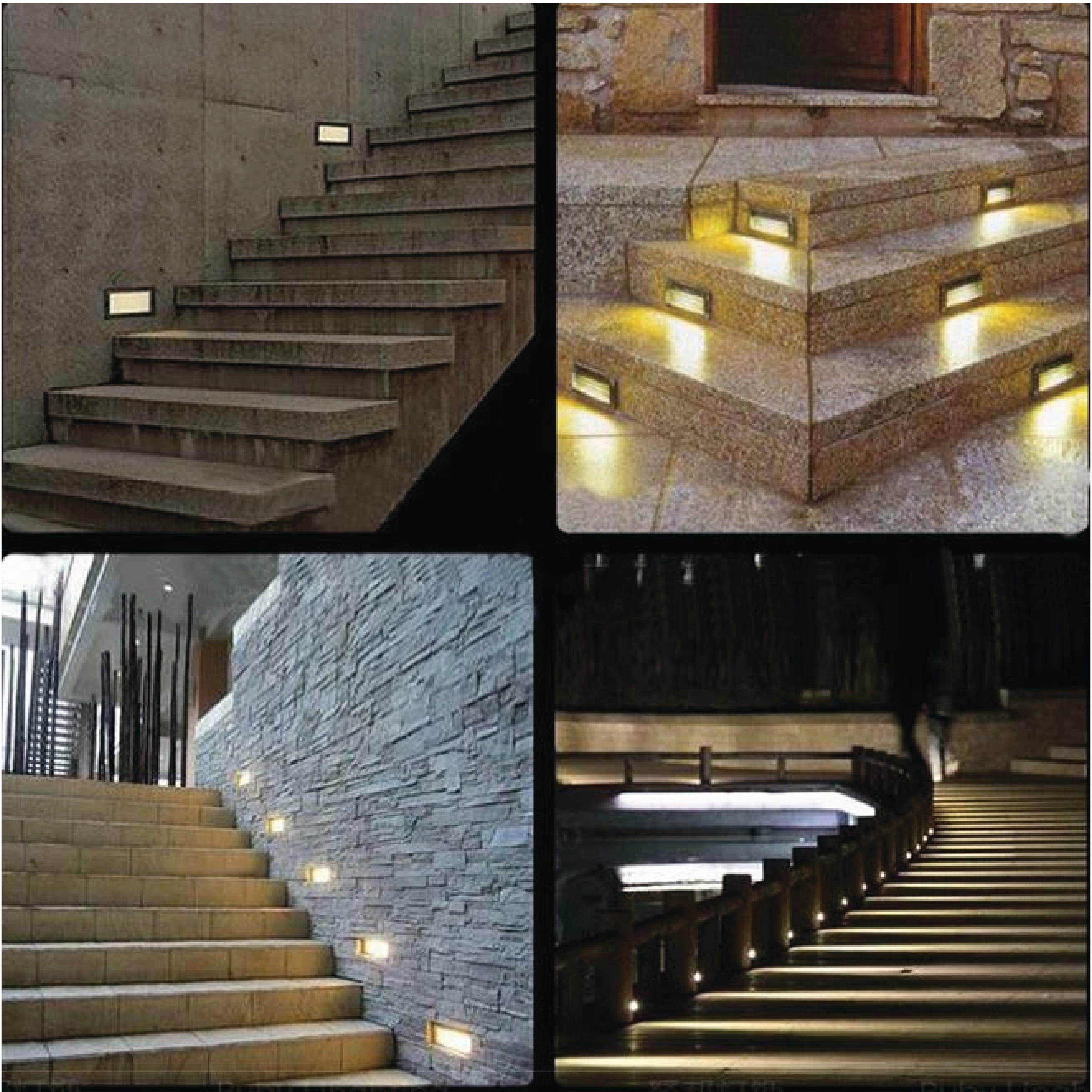 ไฟขั้นบันได SL LIGHTING 3208 E27 สีดำ_1