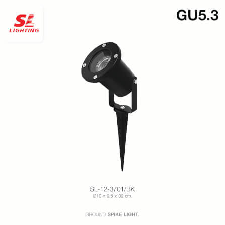ไฟส่องต้นไม้ SL LIGHTING 3701 GU5.3 สีดำ_3